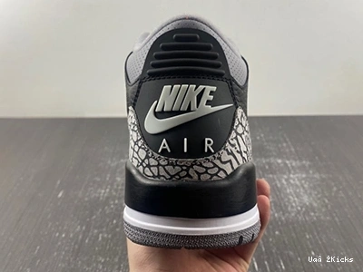  Black DailyWear 3 Cement Jordan Retro 854262-001 440 0729